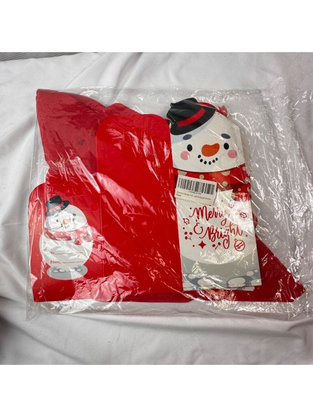 Christmas Money Cards with Envelopes Santa Gnome Snowman Bear Fun